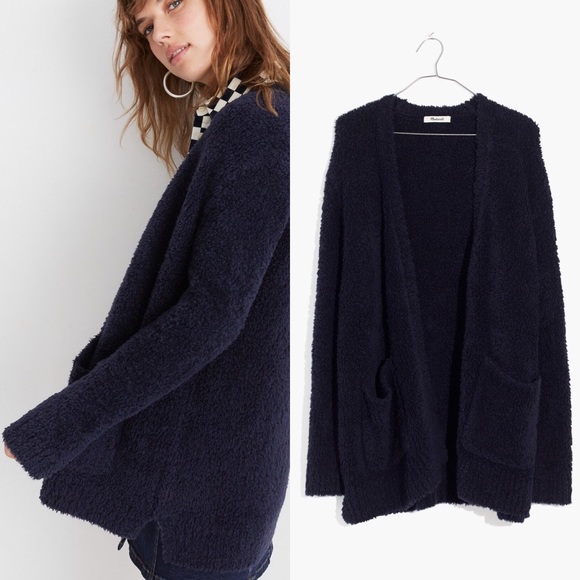 teddy cardigan sweater
